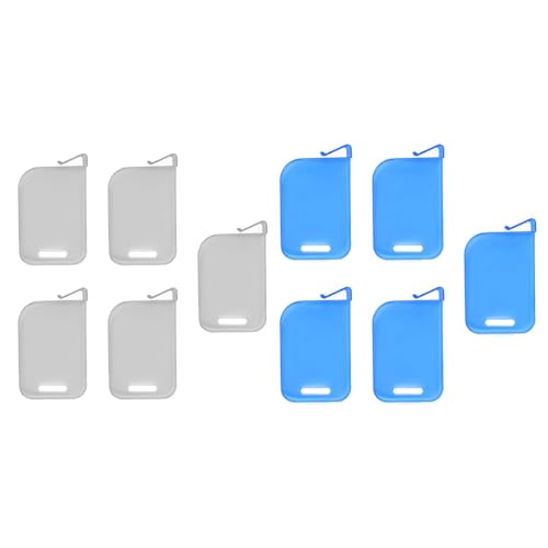 10Pcs Plastic Card Box Divider, Portable Storage Partition Board for Game Card Classification - color: gray blue