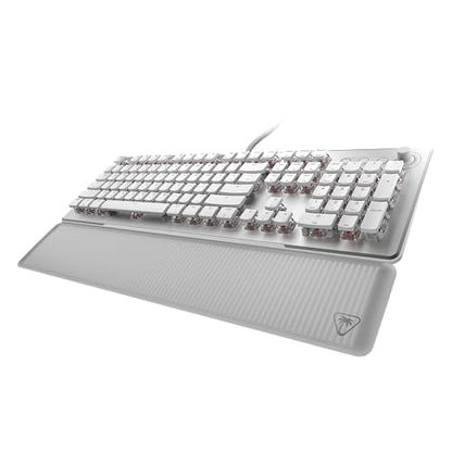 Turtle Beach Vulcan II Max Optical-Mechanical RGB Gaming Keyboard | Customizable RGB Keys & Palm Rest, Smart Keys, Titan II Linear Switches, Anodized Aluminum Top Plate, Media Controls, White - color: White