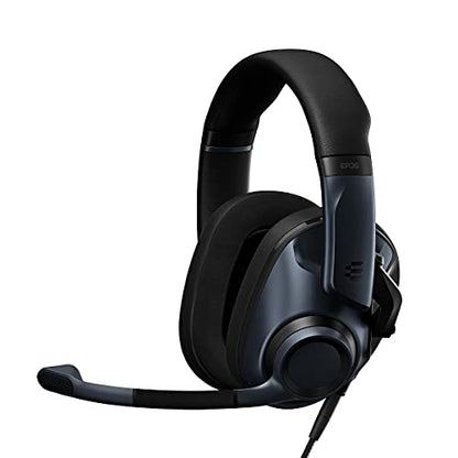 EPOS H6Pro - Closed Acoustic Gaming Headset with Mic – Lightweight Over-Ear Design – Lift-to-Mute – Compatible with Xbox, PS4, PS5 & PC – Black - color: Black, size: One-size