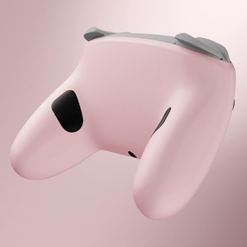 eXtremeRate Bottom Shell for Nintendo Switch 2 Pro, Cherry Blossoms Pink | Custom DIY Rear Back Plate Housing Replacement Cover Case for Nintendo Switch 2 Pro Controller - color: Cherry Blossoms Pink