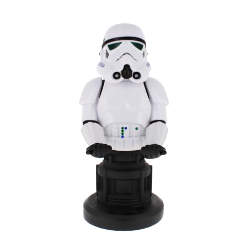 Cableguys Star Wars Stormtrooper Controller Holder & Phone Stand - Gaming Accessories for Room and Desk Setup, Holder Compatible with Xbox, PlayStation & Most Standard Game Controllers
