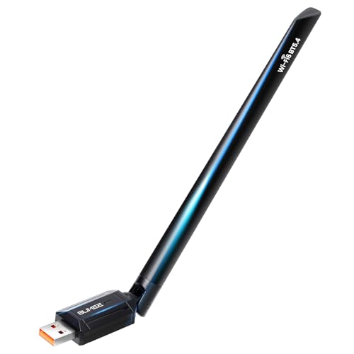 SUMEE 2-in-1 USB Bluetooth 5.4 & WiFi 6 Adapter for PC Desktop, AX900Mbps Dual-Band 5GHz/2.4GHz, 6dBi High Gain Antenna, Wireless Transmitter/Receiver, Plug & Play for Windows 10/11/7 - style: BT5.4+WIFI