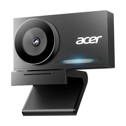 Acer 4K Webcam for PC/Mac with All-Metal Unibody Sculpted, Sony 1/2" Sensor, PDAF, 2 Noise Reduction Mics, Privacy Cover for Switch 2/Zoom/Teams/Facetime/YouTube/Google Meet