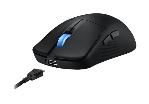 ASUS ROG Harpe Ace Mini Wireless Esports Gaming Mouse – Small Compact Design, Right-Handed, 49g Lightweight, Tri-Mode Connectivity, 36K DPI, up to 105Hr Battery, Pro-Approved, PC/Mac Support - Black - color: Black, style: Harpe Ace Mini