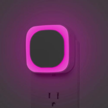 2 Pack Pink Night Light Plug into Wall, Dimmable Light for Bedroom | Auto Dusk to Dawn Sensor, Eye-Care Reflected Glow, LED Nightlight, Pink Lamp for Princess-Themed Bedroom, Bathroom, Adults - color: Pink