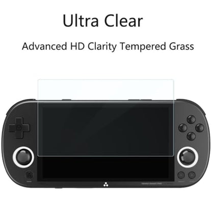 for Trimui Smart Pro Screen Protector - [2 Pack] HD Tempered Glass Film [9H Hardness] [Anti-Scratch] Compatible for MOUJI Levhorzn Ampown HANHIBR WESICH Trimui Smart Pro Handheld Game Console