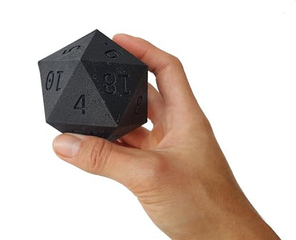 3D Central - Die of Holding: D20 Dice Box Storage Box (Black)