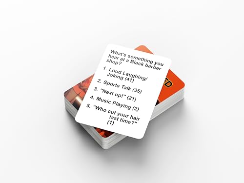 HoodFued 2 – Black Family Feud-Style Card Game for African-American Parties, Reunions, and Game Nights | Fun Trivia Entertainment for Adults & Teens