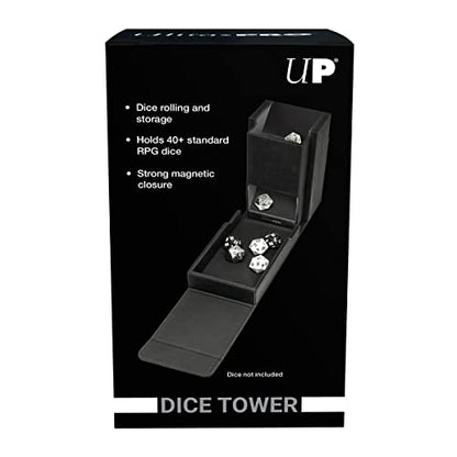 Ultra PRO - Alcove Dice Tower - Great Dice Carrying Case for Classic Board Games, RPG Games, and Tabletop Games - Stores 40+ Standard Sized RPG Game Dice