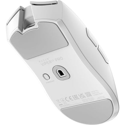 Razer Viper V3 Pro Wireless Esports Gaming Mouse: Symmetrical - 55g Lightweight - 8K Polling - 35K DPI Optical Sensor - Gen3 Optical Switches - 8 Programmable Buttons - 95 Hr Battery - White - color: White, style: 8000 Hz Polling