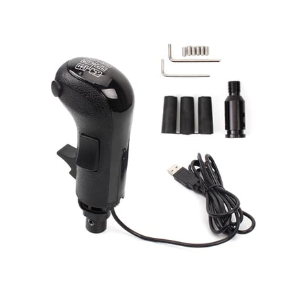 USB Truck Simulator Shifter Gearshift Knob Compatible with Logitech G29 G27 G25 G923 Steering Wheel PC Sim Racing Games Driving Force Shifter 18 Speed