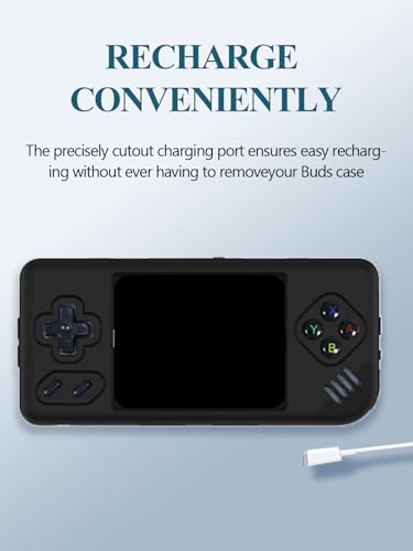 Silicone Case for Anbernic RG28XX Retro Video Handheld Game Console 2.83-inch,Full Body Soft Silicone Handheld Game Console Drop-Proof Protector Case with Shockproof,Non-Slip,Anti-Collision,Black - color: Black