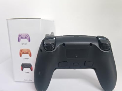 GMVOX Wireless Controller for PS-5/PC,Hall Effect Joysticks & Triggers Gaming Controller with Programmable/Remap/Turbo/LED Light Function