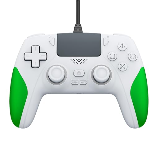 Kamylorus Wired controller for PS-5 - color: white-green