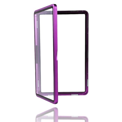 RedCap Magnetic Aluminum PSA Graded Card Holder 35PT Premium PSA Slab Protector Display Case with UV Resistant Glass Fits Standard PSA Graded Sports Trading Cards - Amethyst - color: Amethyst