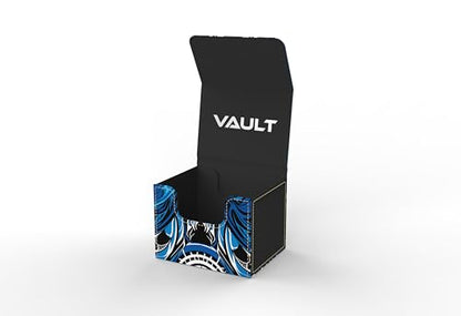 Vault- TCG/MTG 100+ Card Color Combo Deck Box (White/Blue) - color: White/Blue