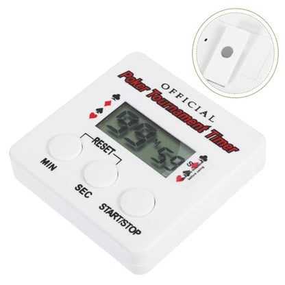HANABASS and Break Resistance Poker Timer Digital Countdown Timer Pause Button for Poker Night Party