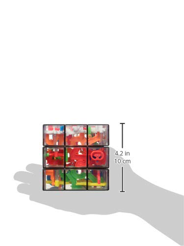 Rubik’s Perplexus Fusion 3x3 Gravity 3D Maze Game Brain Teaser Puzzle Ball | Anxiety Relief Items Cool Stuff | Sensory Toys for Adults & Kids Ages 8+ | Twist To Align Tracks & Guide Puzzle Cube, Challenging STEM Puzzle Develops Problem-Solving & Logic Ski
