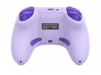 aghi Bluetooth Phone Controller with Hall Effect Joysticks and Phone Clip | Wireless Gamepad for iPhone/Android/TV/PC/Steam/Switch 1/2, with Lock Speed, Macro, 6-Axis Gyro, Vibration, Turbo, Purple - color: Purple