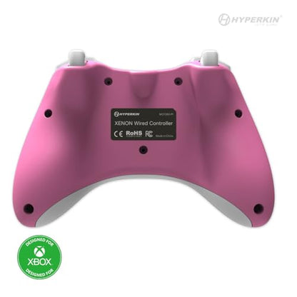 Hyperkin Xenon Wired Controller, Pink | Plug and Play Gaming Gamepad, 3.5MM Audio Jack, Impulse Triggers, Pink - color: Pink