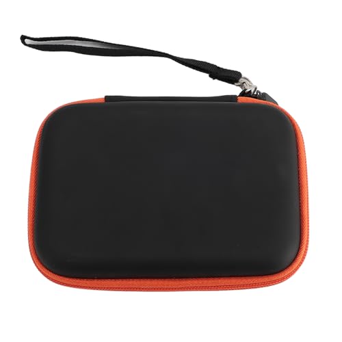 Handheld Game Console Case, Shockproof EVA Travel Storage Bag with Mesh Pocket for R36S R40S PRO RG35XXSP RG353V RG35XX, Portable Gaming Player Case for Outdoor Camping Hiking