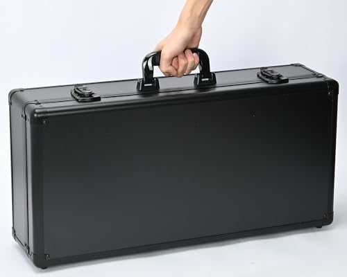MYOYAY 6 Row 220+ Graded Card Case Trading Card Storage Box with 8 Dividers | Psa Slab Case for Graded Cards Sports Trading Card Storage Fits PSA BGS FGS & SGC