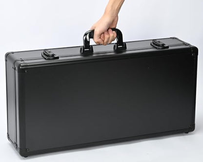 MYOYAY 6 Row 220+ Graded Card Case Trading Card Storage Box with 8 Dividers | Psa Slab Case for Graded Cards Sports Trading Card Storage Fits PSA BGS FGS & SGC