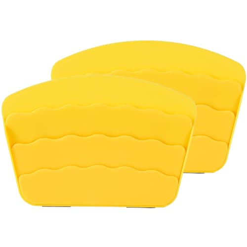 Card Holders for Playing Cards, Playing Cards Holder for Kids, Yellow | Game Card Holders w/Foldable Stand, Playing Card Holder for Kids Adults Seniors, Poker, Family Game Nights Accessories - color: Yellow, size: 2PCS