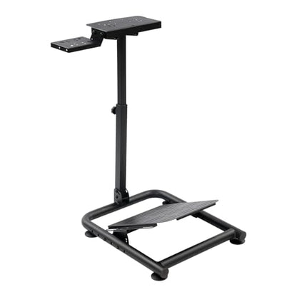 BRICZUNA Racing Wheel Stand Sim Racing Cockpit Foldable Driving Simulator Cockpit Adjustable Steering Wheel Stand for Logitech Gpro G29 G27 G25 & Fanatec, Thrustmaster, Moza, No Pedal & Shifter, Black