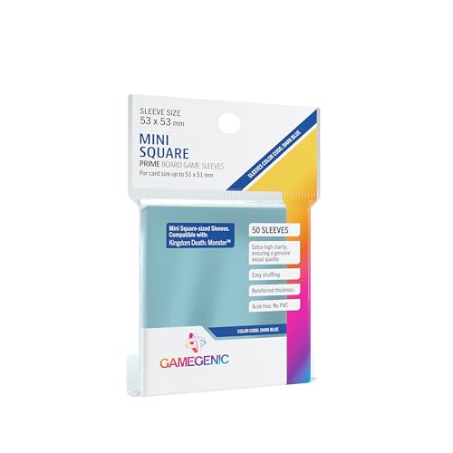 Sleeves: Gamegenic PrimeMini Square-Sized (50), Various (GG1047)