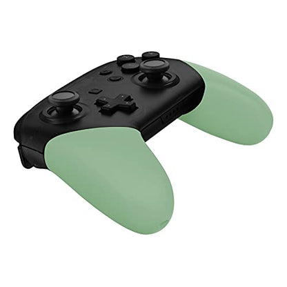 eXtremeRate Matcha Green Replacement Handle Grips for Nintendo Switch Pro Controller, DIY Custom Hand Grip Shell for Nintendo Switch Pro - Controller NOT Included - color: Matcha Green