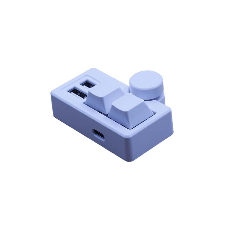 2 Key Mechanical Keypad, Mini OSU Gaming Keyboard with RGB Backlit | Perfect for OSU! high-speed tapping. Hot-swappable mechanical switches ensure zero lag and ultimate gaming precision. - size: 2 keys