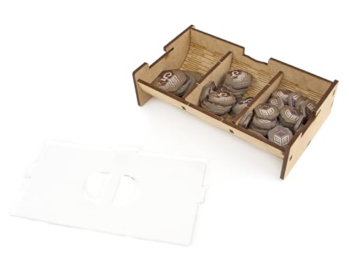 TowerRex Board Game Organizer for Arkham Horror LCG Revised, Arkham Horror LCG Revised Insert, Upgrade Accessories