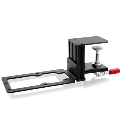 HUYE Steel Clamp-on Flight Stick Desk Mount Bracket Designed for Turtle Beach VelocityOne Flightstick & Logitech G Extreme 3D Pro Joystick, Adjustable Desk Mount Holder (Flight Stick Not Included) - color: 1 Pack