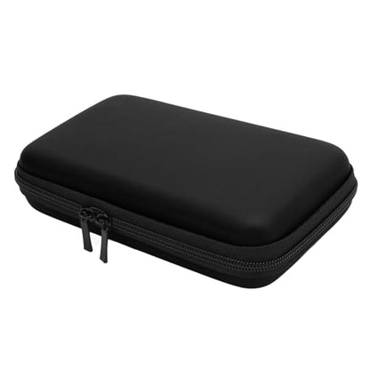 Carrying Case for NintendoNew New 2DS XL, 2DS LL, New 3DS, 3DS Console, Hard Protective Shell Travel Case Pouch with 8 Game Cartridges Slot, Water Proof PU & Hard EVA, Console - color: Black