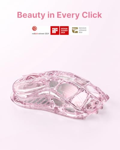 GravaStar Mercury M2 Wireless Gaming Mouse with 26,000 DPI, PAW3395DM Sensor -79g Lightweight Hollowed-Out Design -5 Programmable Buttons -5 Dynamic Lightsync RGB (Crystal Rose) - color: Pink