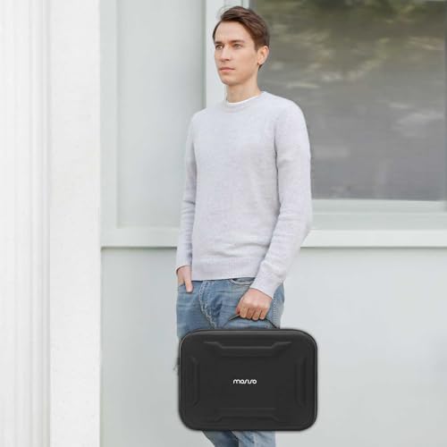 MOSISO Carrying Case Compatible with Playstation 5 Console,Protective Hard Shell Storage Bag Compatible with PS5 Digital Disc Edition,Controllers,Games and Other Accessories with Shoulder Strap, Black
