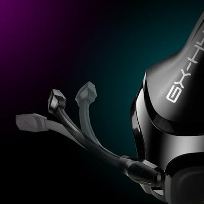 ENHANCE Gaming Headphones with Mic - PS4, Xbox One Headset with Immersive Stereo Sound, Soft Over Ear Headphones, Lightweight Comfort - Wired Gaming Headset for PS5, Xbox, PC