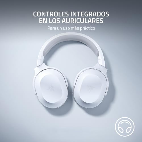 Razer Barracuda X Wireless Gaming & Mobile Headset (PC, PlayStation, Switch 2, Android, iOS): 2.4GHz Wireless + Bluetooth - Lightweight - 40mm Drivers - Detachable Mic - 50 Hr Battery - Mercury White - color: White, size: Standard, style: Barracuda X
