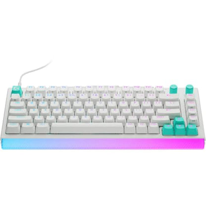 Logitech G512 X 75 TMR + Tactile Switch Mechanical Gaming Keyboard - White | Hot-Swappable 9x TMR Rapid Trigger + Tactile Mechanical Switches, Gasket, PBT Keycaps, <8K, LIGHTSYNC RGB, for PC & Mac - color: White, size: 75 percent, style: Tactile Switches