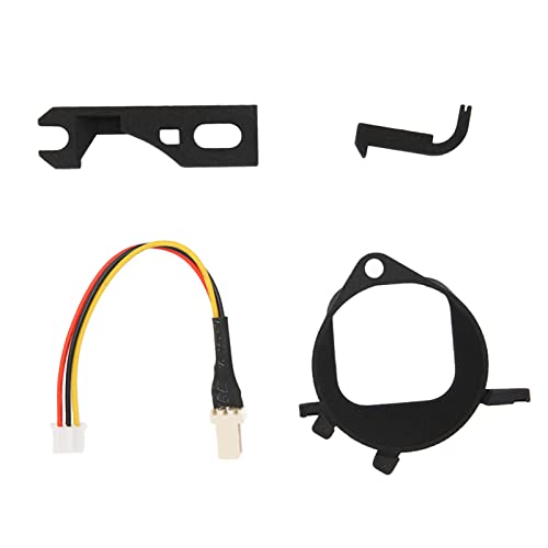 Cuifati 3D Print Console Fan Mount Kit, Mini Brushless Cooling Fan Bracket for DC Gaming Console, Compatible with x10 5V Fans, Silent with GDROM Emulators