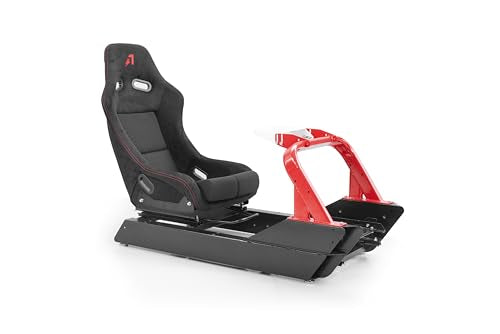 azracing CS-Pro Professional Modular Racing Simulator Cockpit,Fully Adjustable,Direct drive Support,Compatible with Thrustmaster, Fanatec, Moza Racing on PC, Xbox and PS,Includes Expansion Bracket - color: CSP Frame+Standard seat