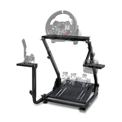 Marada Racing Wheel Stand Adjustable Fit for Logitech G29 G920 G923, for Thrustmaster T80 T300 RS GT, for PXN Foldable Steering Wheel Pedal Shift Not Include