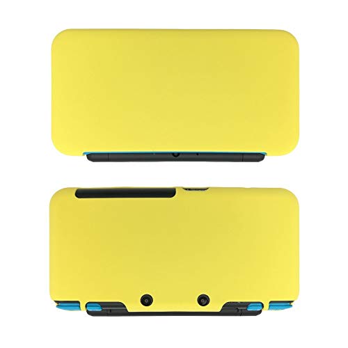 Tekmihat Soft Rubber Silicone Cover Case Protector for New 2DS XL LL Console Full Body Protective Skin Shell (Yellow) - color: Yellow