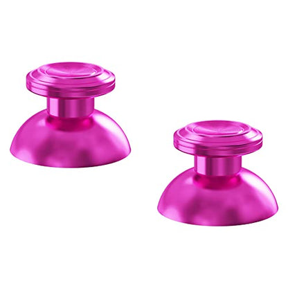 eXtremeRate Custom Purple Metal Thumbsticks for PS5 Controller, Replacement Aluminum Analog Stick Joystick for PS4 Controller - color: Purple