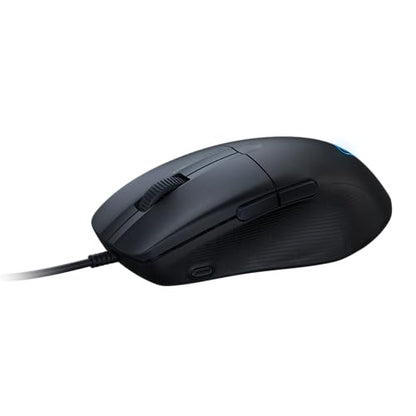 Turtle Beach Pure SEL Wired RGB Gaming Mouse for PC | Ultra-Lightweight, 8K DPI Optical Sensor, Mechanical Switches, Pretension System, Pure PTFE Glides, AIMO RGB Lighting, Black - color: Black