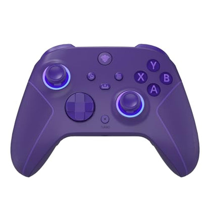 Wireless 2.4GHz Controller for Xbox One Controller with 7 Colors RGB Light,Compatible With Xbox Series S|X Consoles,Steam,PC,with 1000mAh Battery/Hall Effect Sticks/Turbo/Programmable/3.5mm Audio Jack - color: Purple