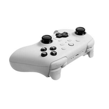 8Bitdo Ultimate 2 Bluetooth Controller with TMR Joysticks, Switchable Hall Effect/Tactile Triggers, Vibration, Motion Control, RGB Fire Ring and Back Buttons for Switch/Switch 2 & Windows PC - White - color: White, size: Ultimate 2 Bluetooth