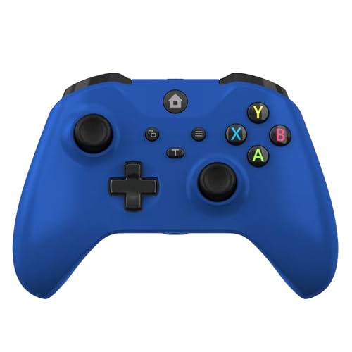 IWGAME Wireless Controller for X-BOX/PC, Hall Effect Controller Support Turbo, 2.4G Plug and Play Gaming Gamepad with 3.5mm Headphone Jack/Dual Vibration, Compatible with X-BOX One|X-BOX Series S/X|PC|IOS|Android Platforms - color: blue