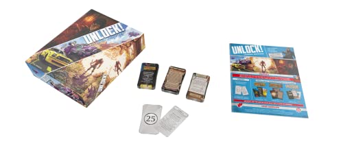 Asmodee Unlock! Legendary Adventures Card Game - Escape Room-Inspired Cooperative Adventure, Fun Family Game for Kids and Adults, Ages 10+, 1-6 Players, 1 Hour Playtime, Made by Space Cowboys